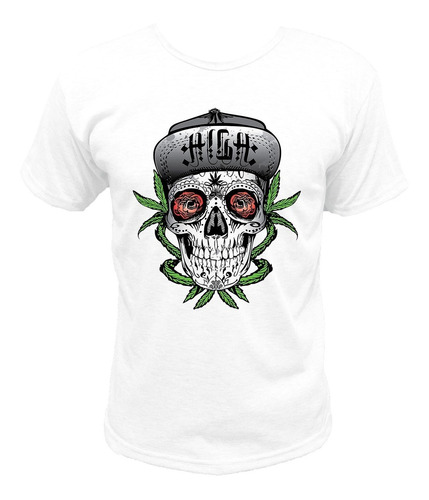 Remera Calavera High Sublimada Unisex