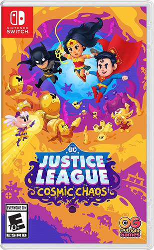 Jogo Dc Justice League Cosmic Chaos Switch Midia Fisica