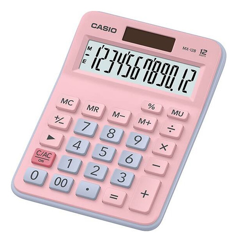 Calculadora Pantalla Grande Escritorio Casio Mx-12b Solar