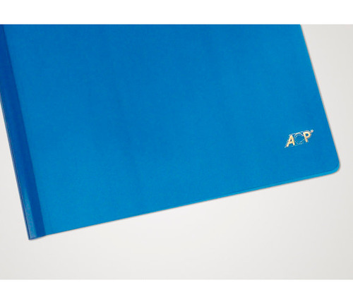 Pasta C/ Canaleta A4 Azul Kit Com 10 Unidades