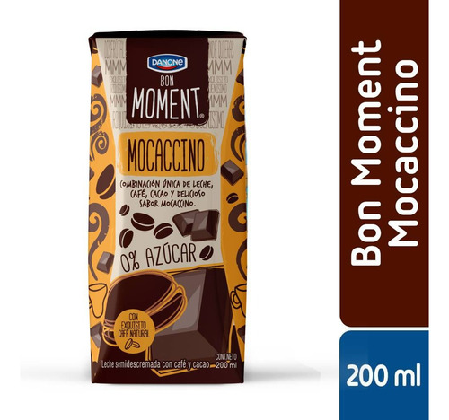 Leche líquida Bon Moment Mocaccino 200ml