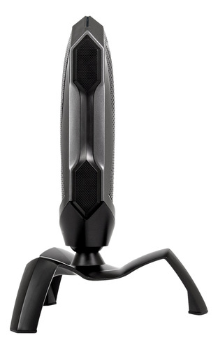 Microfono Gamer Profesional Rgb Agni Black Gray Newskill