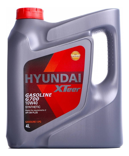 Aceite 10w-40 Hyundai Xteer Gasoline G700 Sp / 4lts.
