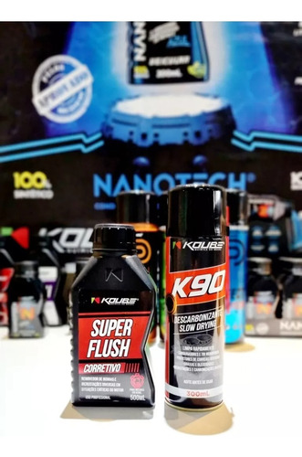 Kit 2: motor corrector K90 + Koube Hyper Flush de secado lento