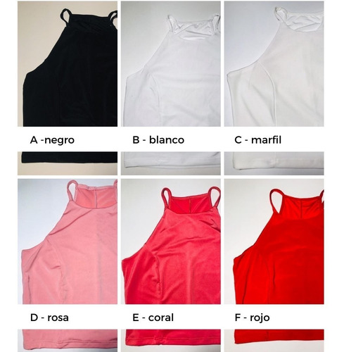 Pack X5 Musculosa Top Blusa Halter Por Mayor Envío Gratis!!!