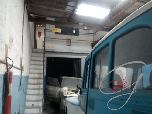 Imagem 3 de 9 de Galpão Para Venda No Jaguaré, 200 M², Mezanino, Escritório, Banheiro, Estufa, Exaustor Industrial. Ideal Para Oficinas Mecânicas, Entre Outros. - Gl00028 - 70442998