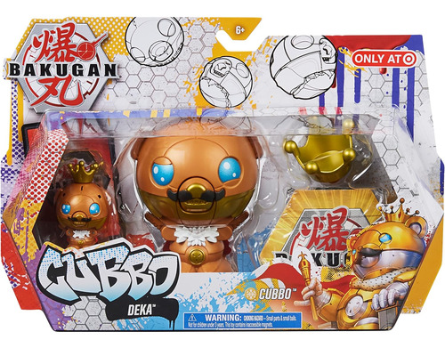 Bakugan Cubbo Deka Pack Con El Exclusivo Jumbo King Cubbo (Usado)