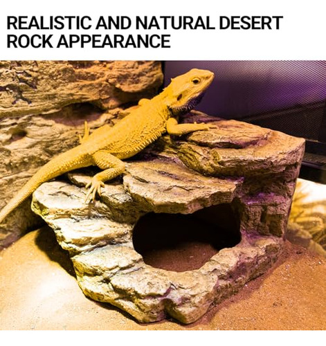 Cueva De Resina Para Reptiles Hábitat Para Reptiles Decoraci
