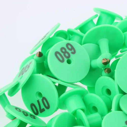 Etiquetas De Oreja Para Ganado Pre Numeradas 400pcs De 4