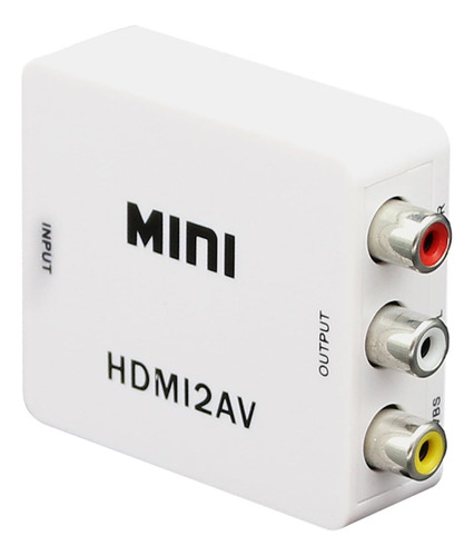 Convertidor Hdmi A Av/rca Monitor Audio/video (hdmi2av)