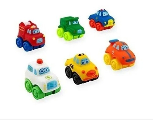 Imagen 1 de 2 de Autos Bruin Mini City Soft Cars Toysrus