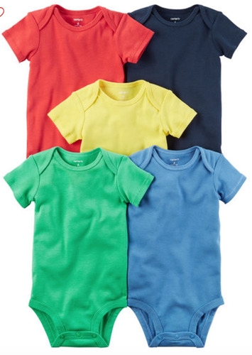 Bodys De Manga Corta. Carters 3, 6, 9, 12 Y 24 Meses