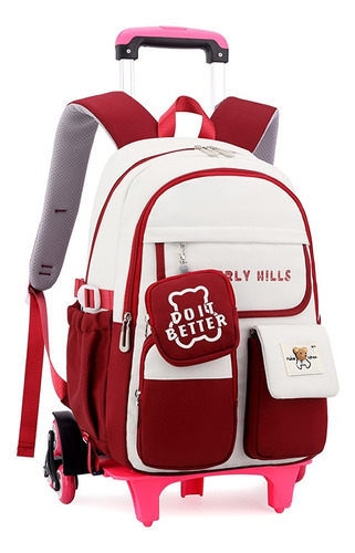 Trolley School Bag Six Wheels/large Capacity Backpack