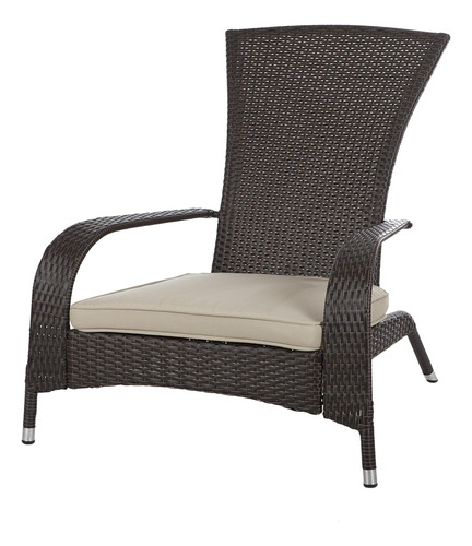 Patio Sense 62172 Deluxe Coconino Wicker Lounge Sillón All W