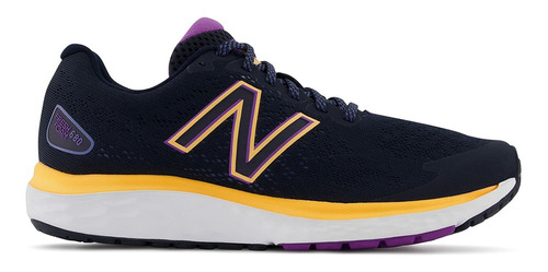 Championes New Balance 680 Azul/violeta De Dama