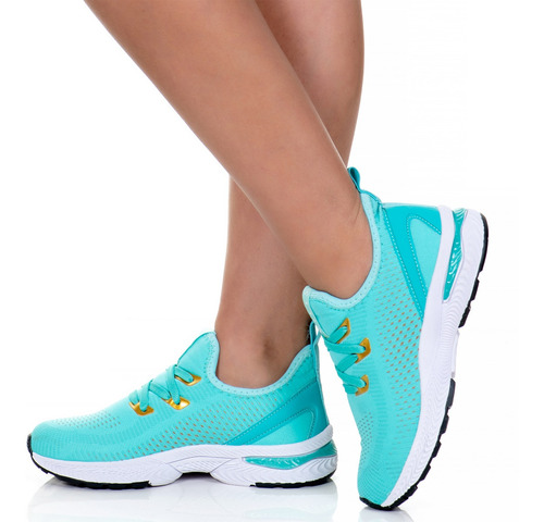 Tênis Feminino Branco Para Caminhada Academia Vili