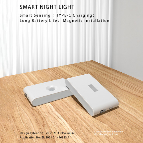Luz Nocturna Con Sensor Nt, Cuerpo Led, Infrarrojo Tipo C, R