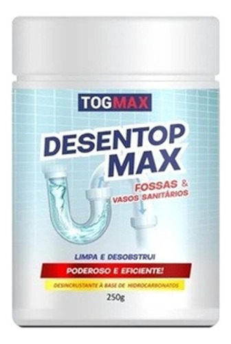 Desentop Max 250gr - Desincrustante Para Limpeza Doméstica