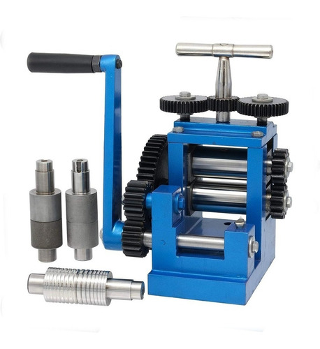 Imagen 1 de 5 de Laminadora Para Joyeria Y Plateria Con 7 Rodillos