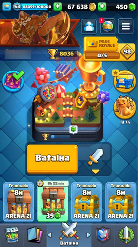 Conta De Clash Royale