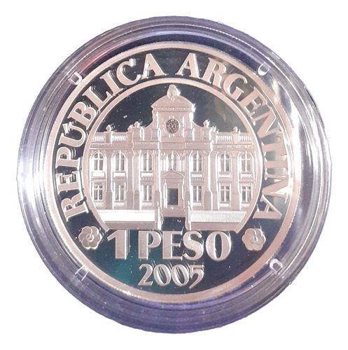 Moneda De Plata Proof 70 Aniversario Bcra Certificado Boleta (Usado)