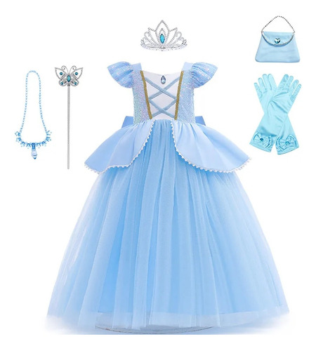 Disfraz De Princesa  Vestido De Novia Para Niña  Vestido De