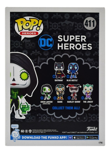 Dc Super Heroes Green Lantern Jessica Cruz #411 Heroes Funko