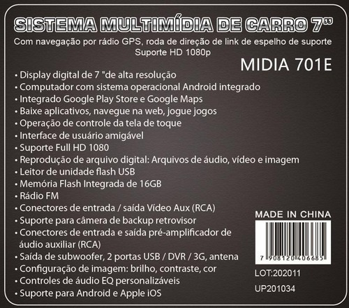 Imagem 10 de 10 de Central Android Gps + Camera + Moldura Palio 2005..