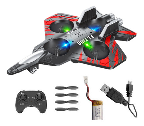 Avião De Controle Remoto Com Luz Portátil, Brinquedo