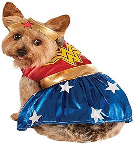 Disfraz De Dc Comics Para Mascotas, Mediano, Wonder Woman, R