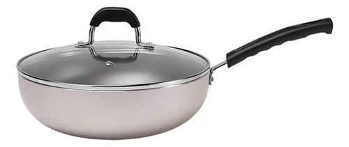 Wok Com Tampa 28x8cm 3,55l Saffron Chumbo Brinox 7200/162