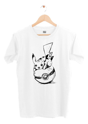 Playera Hombre Pikachu - Pokémon Anime 747