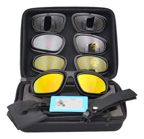 Gafas Tácticas C5 Polarizadas Uv400 Deportivas
