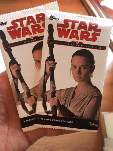Cartas Star Wars Paquete Nuevo Sellado 4 Cartas