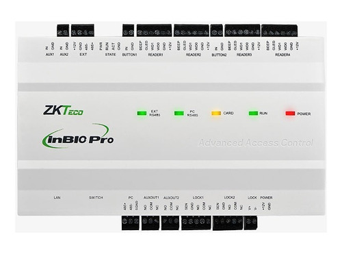 Panel De Control De Acceso 2 Puerta, Zkteco Inbio260 Pro Box