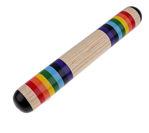 Imagen 1 de 6 de 1 Pieza Madera Palo De Lluvia Instrumento Musical Juguete