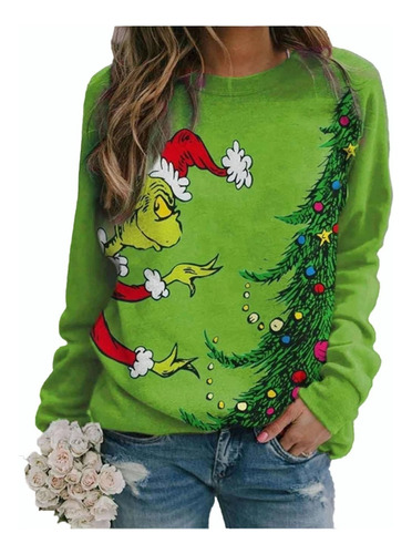 Grinch Árbol De Navidad Ropa Verde Sudaderas Sudaderas