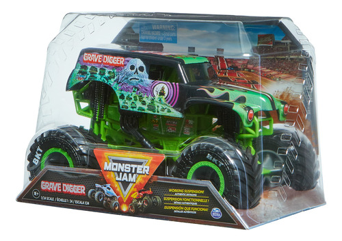 Excavadora De Tumbas Monster Jam De Monster Truck Fundida A