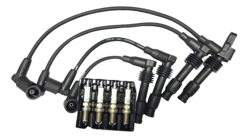 Kit Cables Acdelco Y Bujias Gm Meriva 16v 2 Electrodos 3c