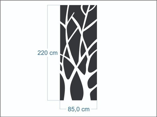 Mdf Decorativo Auto Adesivo - Galhos - 2,20m - Lançamento