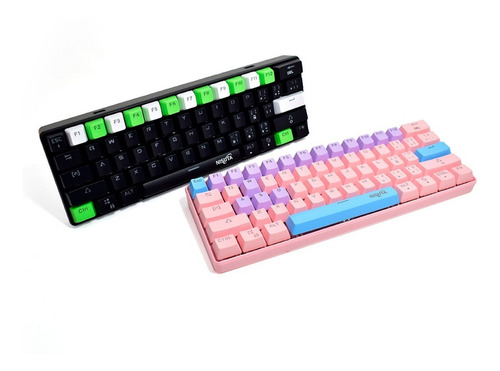 Imagen 4 de 10 de Set X 108 Teclas Keycaps Teclado Mecanico Nisuta Colores