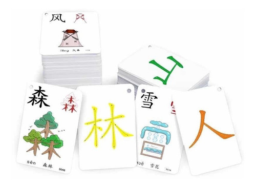 Tarjetas Palabras 250 Mandarin Hanzi Aprender Idioma Chino