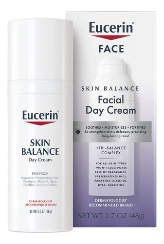 Eucerin Skin Balance Day Crema, Humectante Sensible A La Car