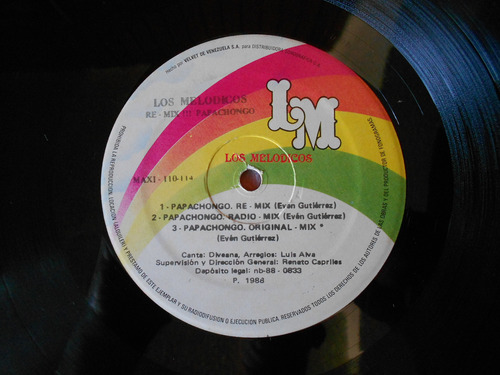 Los Melodicos - Papachongo - - (vg) Disco Lp (Usado)