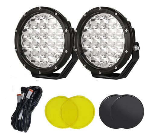 Led Todoterreno Redondo De 7 Pulgadas, 2 Piezas, 210 W, Lm, 