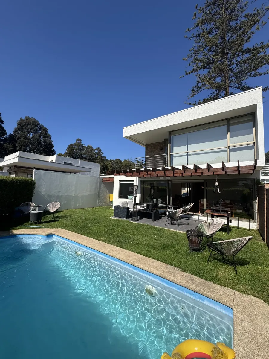 Imagen 1 de 24 de Arriendo Casa Mediterránea Reñaca, 4dorm 3 Baños, Piscina