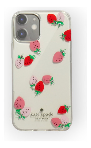Carcasa iPhone 12 Mini Case Straberry With Gems Kate Spade