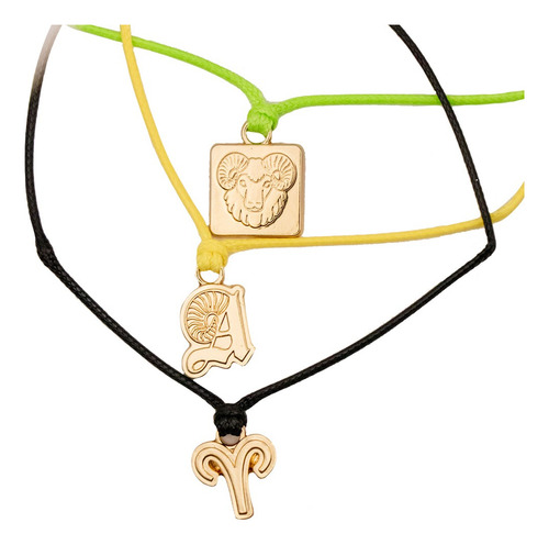 Pulseras De Amistad Aries - Caballeros Del Zodiaco Set 3 Pzs