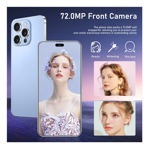 Teléfono Inteligente Android Barato I16 Pro Max 8gb+256gb