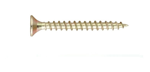 Imagen 2 de 3 de Tornillo 4 X 50 Fix Caja De 500 Unidades Madera Dorado